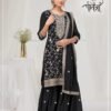 Fancy Blooming Vichitra with Heavy Embroidery Work With 3mm Sequence