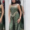 LUNCHING NEW PARTY WEAR  TOP PALAZZO AND DUPATTA SUIT SET