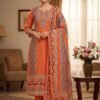 Pure Russian Silk Kurti With Pant With Duppata 