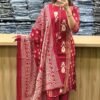 Women's Printed Cotton 60*60 Kurta & Pant or Dupatta 