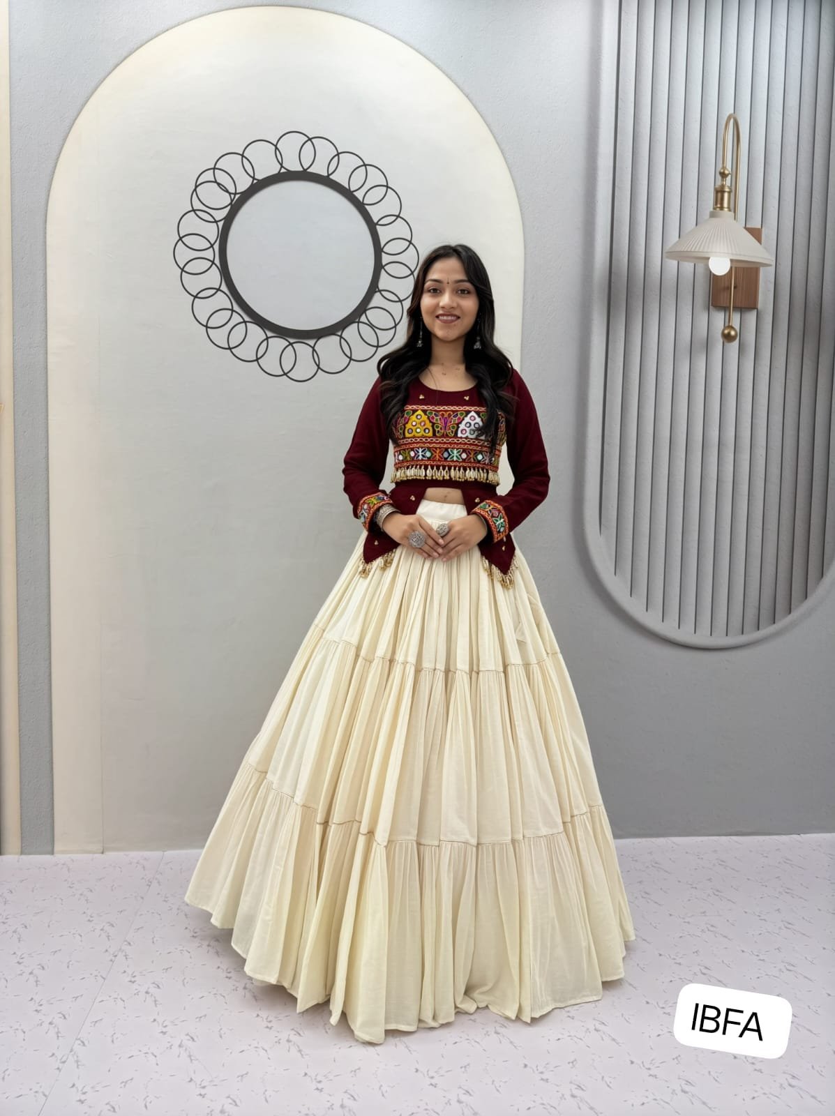 AK Creation is Launching Navratri Special Hand Work Lehenga choli - Image 3