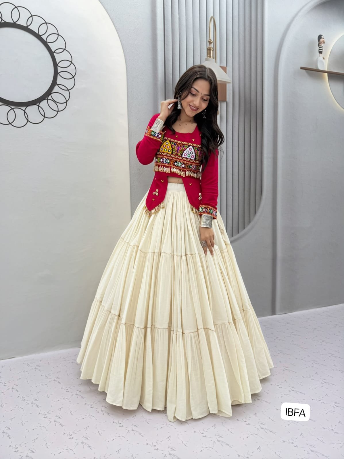 AK Creation is Launching Navratri Special Hand Work Lehenga choli