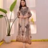 New Arrival Premium  Maslin Suit with Real Mirror Work