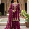 Series New Designer Party Sharara Suit & Dupatta Set