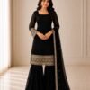 Today We are Launching Exclusively  Festive & Party Wear Heavy Fox Georgette With With Embroidery Sequence Work Top -Palazzo And Dupatta Set Fully Stitched Ready To Wear