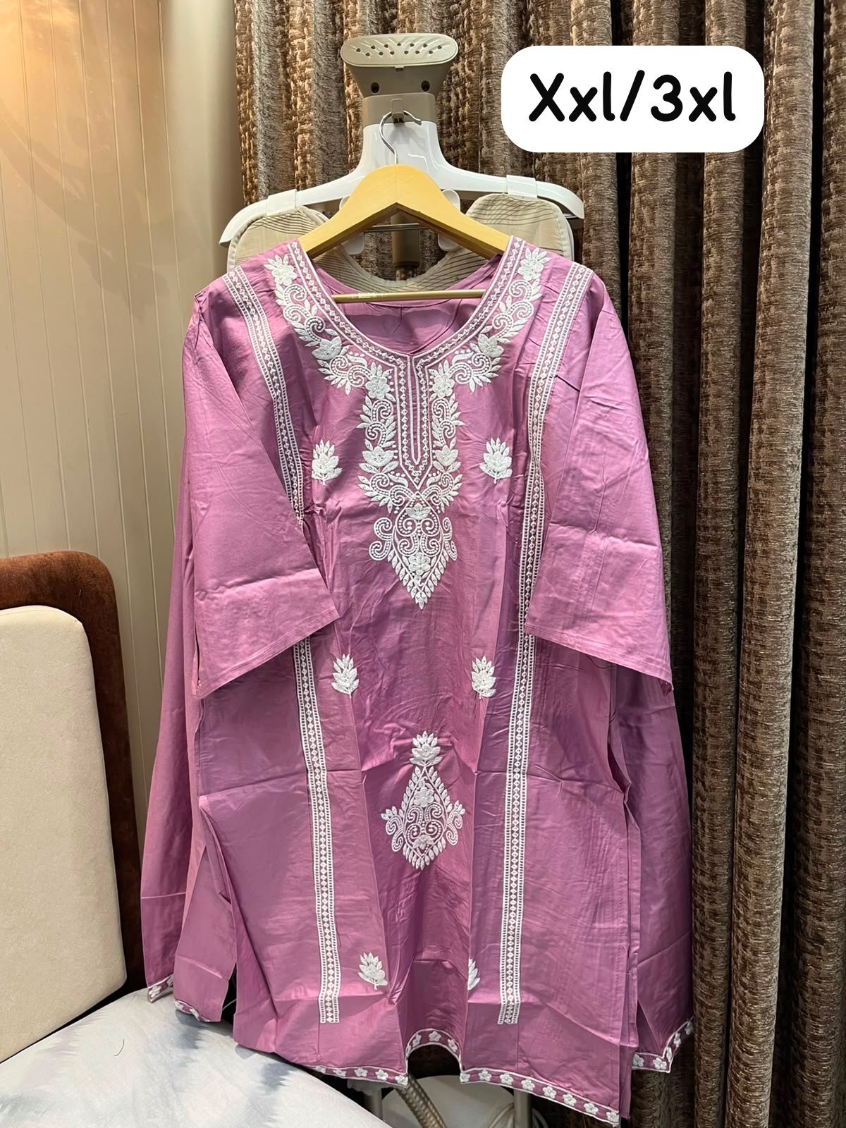 FULLY EMBROIDERY WITH DETAILED WORK