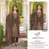 Pure viscous Maslin digital print with aari and hand work