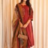 Upgrade your ethnic wardrobe with this elegant Jaipuri cotton suit set,