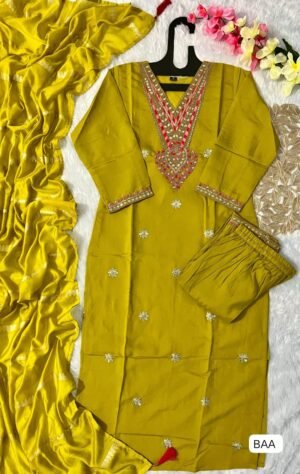 Alternative view of New Designers Kurti Pent Dupatta Set