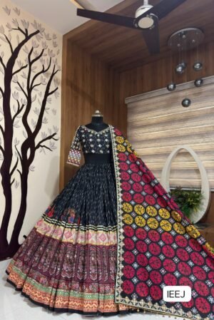 Alternative view of PRESENTING NEWLY NAVRATRI 2026 SUPERB  QUALITY DESIGNER PRINTED LAHENGA CHOLI