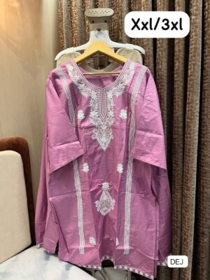 FULLY EMBROIDERY WITH DETAILED WORK