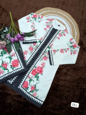 Alternative view of WOMEN'S PURE VISCOSE PRINTED REYON CO-ORD SET