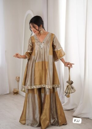 Designed to Make you feel Like a Queen. With Their Comfortable Fit, Premium Fabrics and Stunning Mirror Work, this is sure to make You Feel Confident and Stylish All Day Long