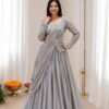 Get festive ready in our new Trending stylish Lehenga  Choli set  With Embroidery Work detailing.