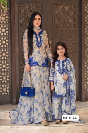 Presenting New Designer Collection In Heavy Faux Georgette Silk Top-Bottom And Dupatta Set Fully Stitched Ready To Wear