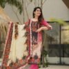 New Arrival: Premium  Maslin Suit with Real Mirror and goldn thread Work