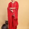 Featuring beautiful Heavy Suit Set which is beautifully decorated Semi Beats work