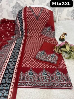 Upgrade your ethnic wardrobe with this gorgeous, super-comfortable 3-Piece Kurti Set
