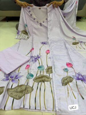 Bring home elegance with this New Collection A-line Kurta Set