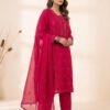 THIS SEASON, TRY OUR DESIGNER SEQUENCE EMBROIDERED WORKED TOP, PANT WITH DUPATTA