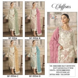 Chiffon Heavy with heavy embroidery with Hand Khatli