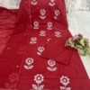 PURE MUL COTTON KURTI WITH PANT WITH MATCHING DUPPATA 