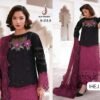 PURE COTTON WITH HEAVY EMBROIDERY WORK WITH MOTI WORK