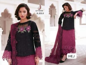 PURE COTTON WITH HEAVY EMBROIDERY WORK WITH MOTI WORK