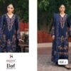 Pure cotton with heavy self embroidery attached emb patches 