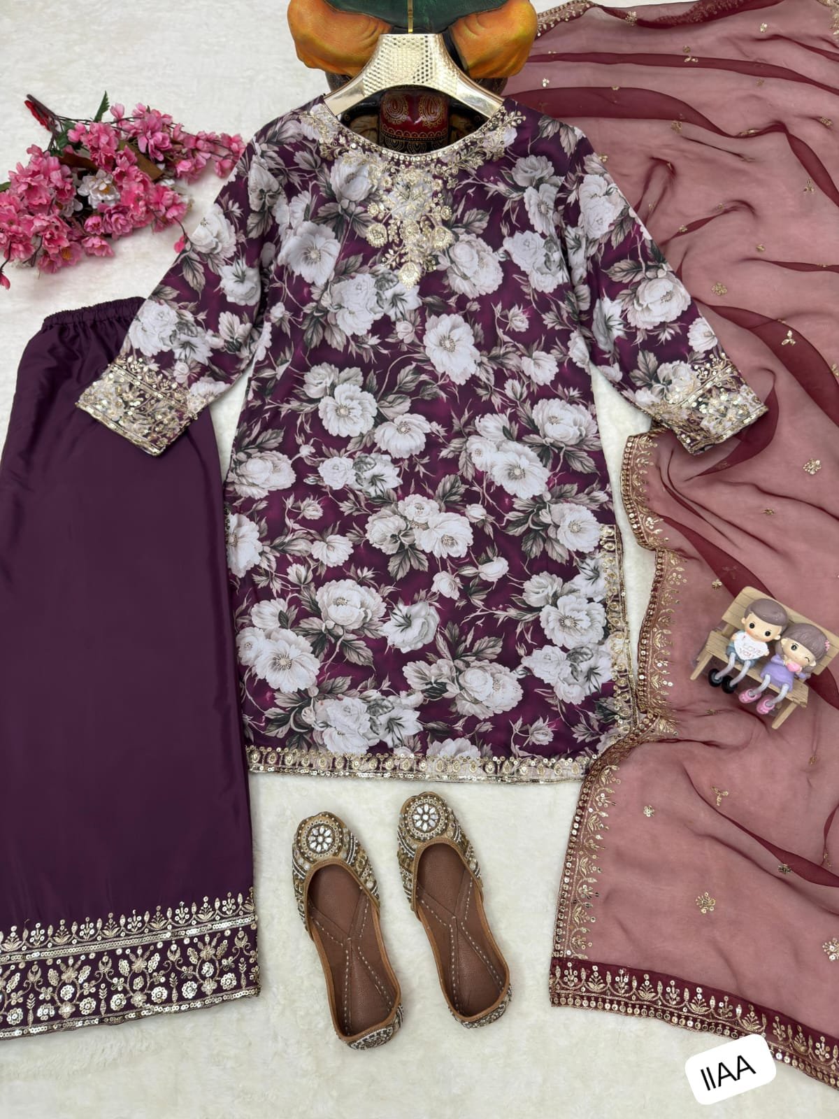 ENHANCE THE BEAUTY OF YOUR WARDROBE WITH THIS NEWLY LAUNCHED KURTI & PLAZZO SET - Image 2