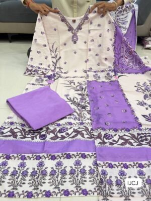 Alternative view of Premium 3 PCS Berry Silk Suit Set
