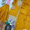 Launching New Design Trending Cinon Silk Top Sarara & Dupatta Reddy To Wear Look 