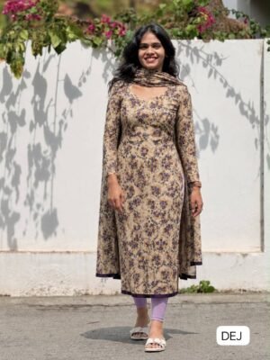 Mox Launching Beautiful Printed  Kurti Dupatta
