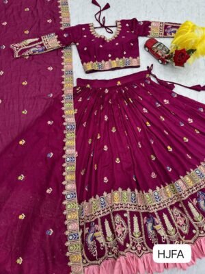 Alternative view of AK Creation is Launching New Festival Lehenga Choli