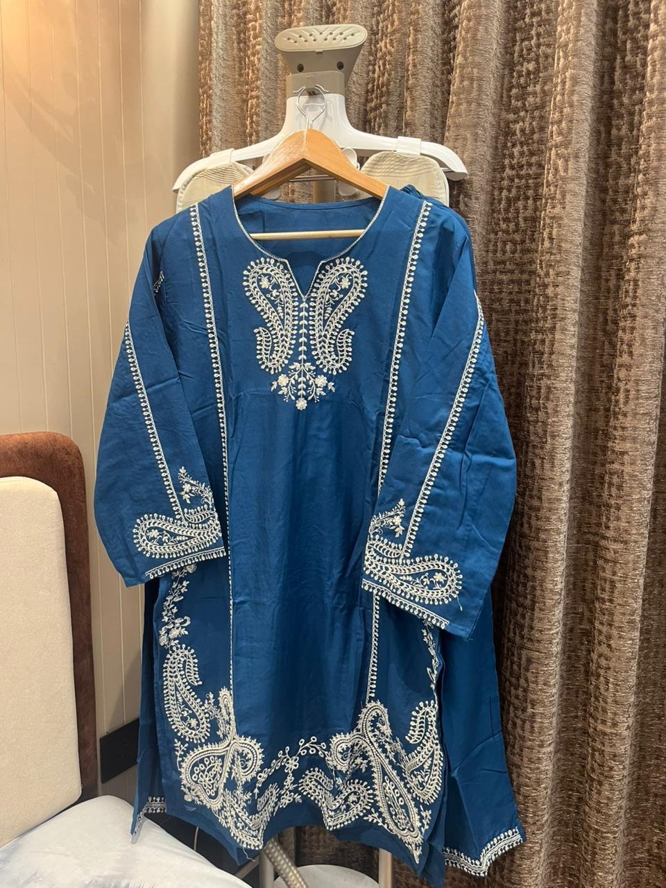 FULLY EMBROIDERY WITH DETAILED WORK