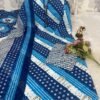 Get ready to look stunning this festive season with our beautiful, traditional Lehriya & Bandhani Dress Material Set
