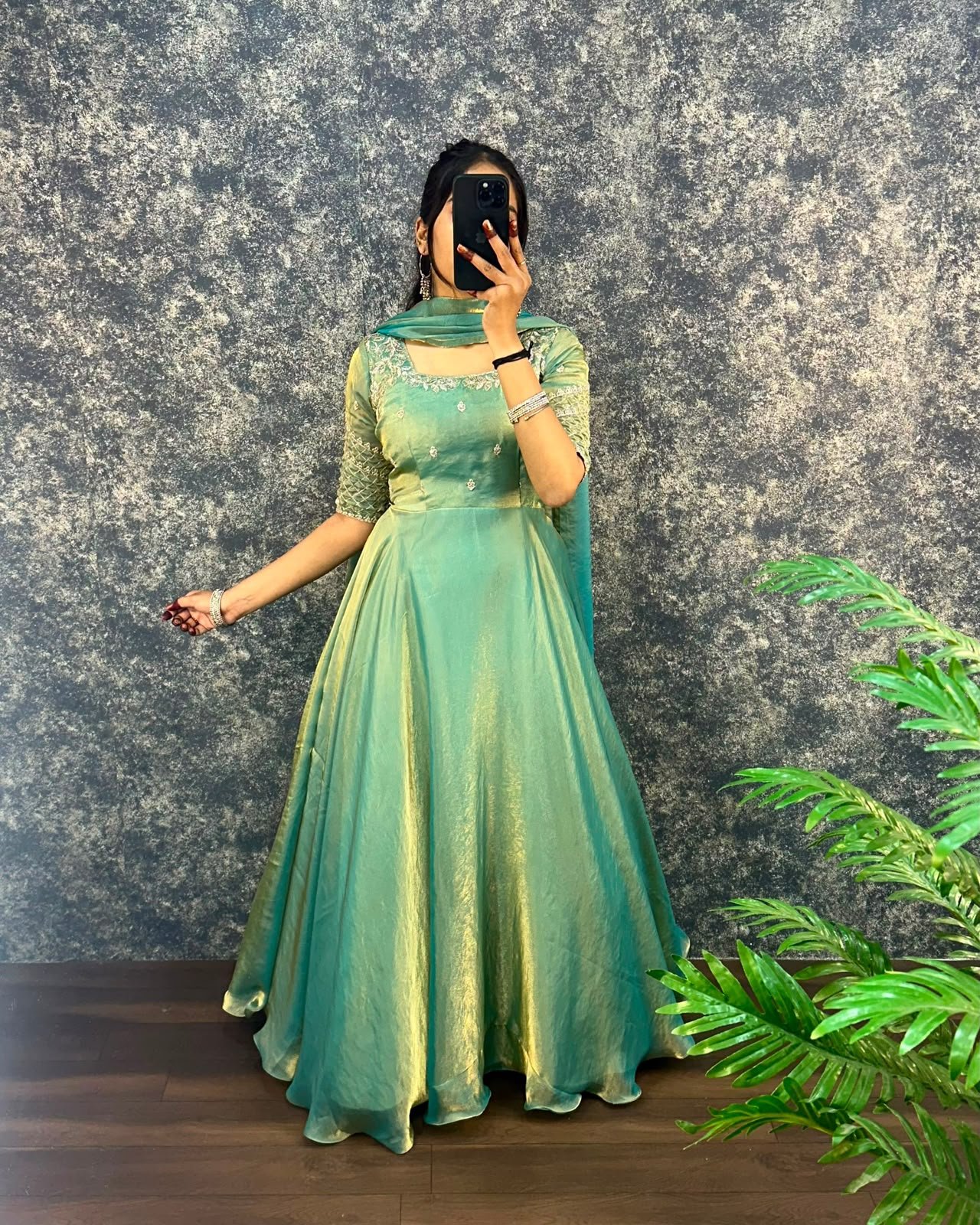 New launching festival special gown dupatta - Image 3
