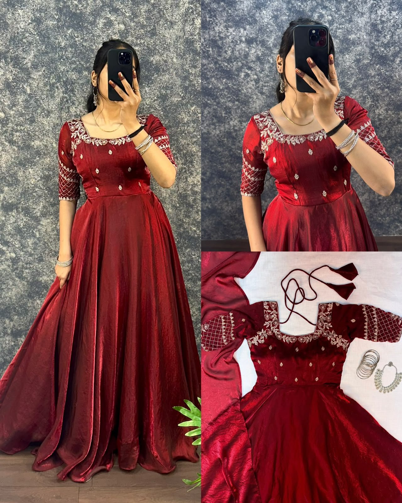 New launching festival special gown dupatta - Image 2