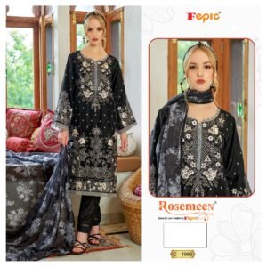 ORGANZA EMBROIDERED WITH HAND WORK