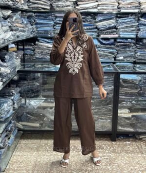 Tredisnal cord set Pant Fabric Heavy Tesla cottan