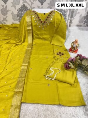 Alternative view of Look straight out of a dreamy movie set as  you turn around and walk in this elegant flaired suit ! The perfect of traditional wear 