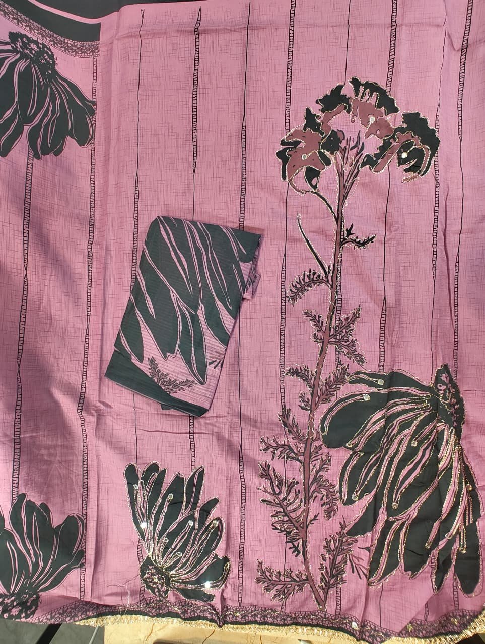 Razzo Reyon Cotton Collection With Aari Handwork