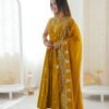 Gown, Bottom & Dupatta Fully Stitched & Ready To Wear 