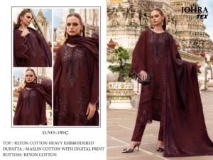 Alternative view of RAYYON COTTON WITH EMBROIDERED COTTONÂ WITH DIGITAL PRINTÂ