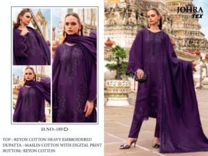 RAYYON COTTON WITH EMBROIDERED COTTON  WITH DIGITAL PRINT 