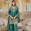 Launching New Design Trending Nc Moss Silk Top & Palazzo & Dupatta Reddy To Wear Look Design