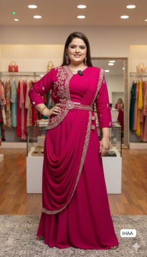 New Ready-to-Wear Drape Lehenga Saree Launch