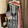 STITCHED GEORGETTE WITH HEAVY EMBROIDERY WORK (INNER STITCHED) WITH STITCHED SANTOON BOTTOM WITH COTTON DIGITAL PRINTED DUPATTA