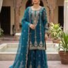Series New Designer Party Sharara Suit & Dupatta Set* 