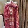 FULL STITCHED COTTON TOP WITH SELF EMBROIDERY ON NECK & DAMAN (FRONT STITCHED INNER) WITH FANCY TUSSELS, STYLING IN NECK, SLEEVES & DAMAN